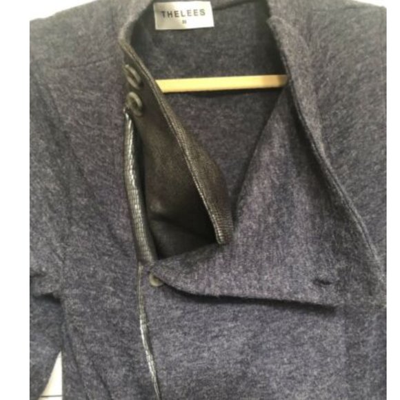 TheLees Mens Button Front Cardigan Top Sz M Sweate - Picture 3 of 6